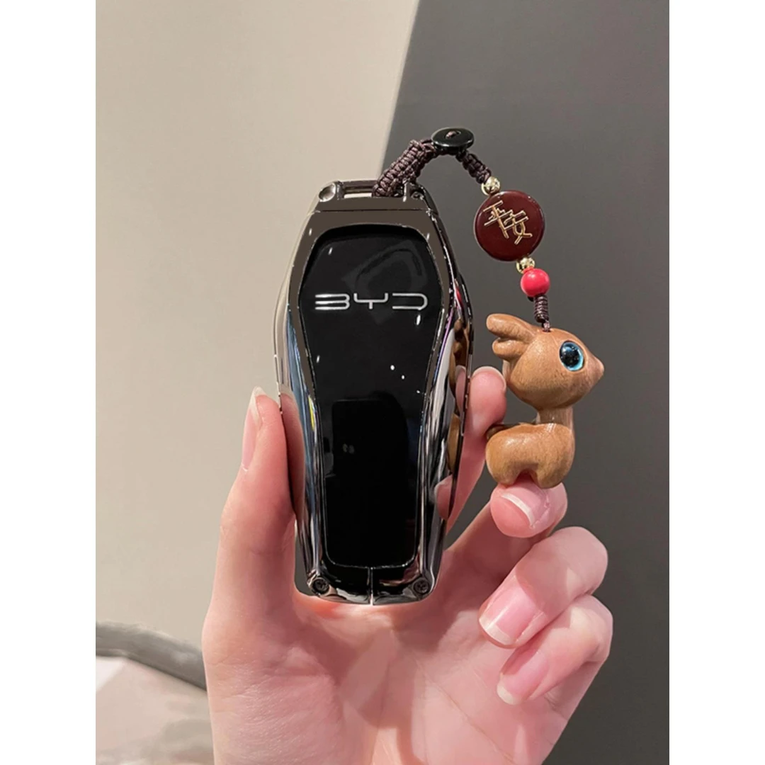 比亚迪宋L钥匙套新款秦L汉L宋plusdmi唐dmp元up/pro汽车男士壳扣