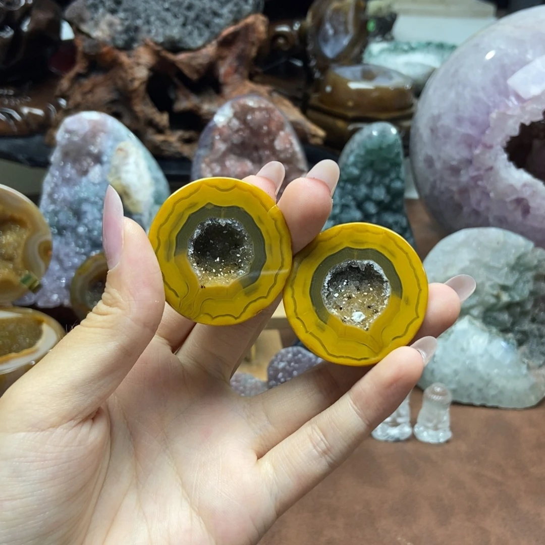 紫晶摆件未镶嵌水晶