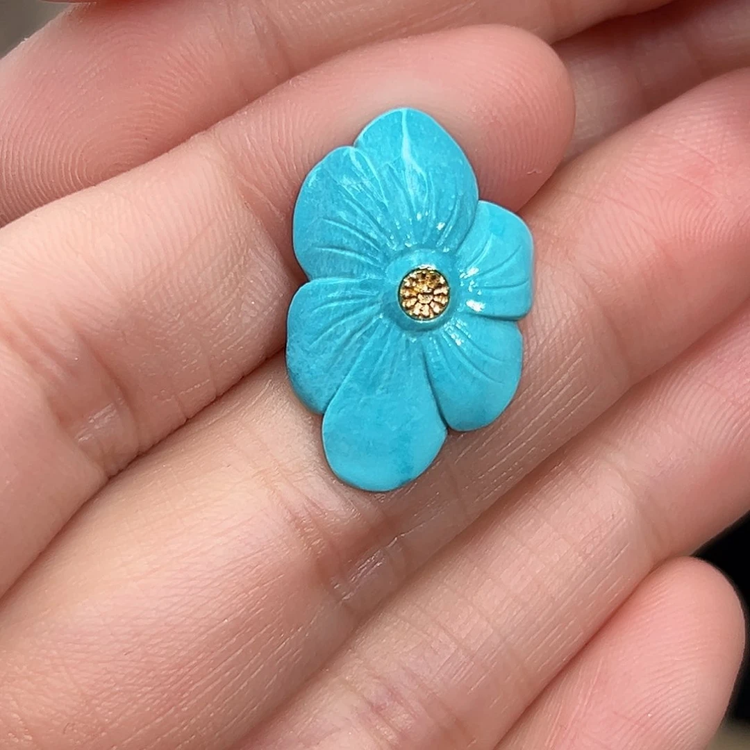 绿松石珠宝奇石未镶嵌