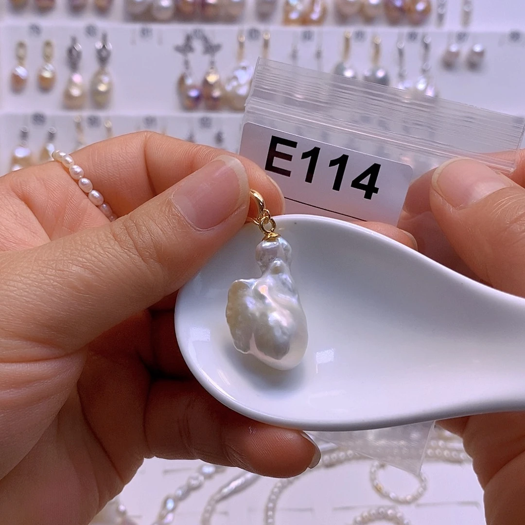 淡水珍珠颈饰银S925镶嵌