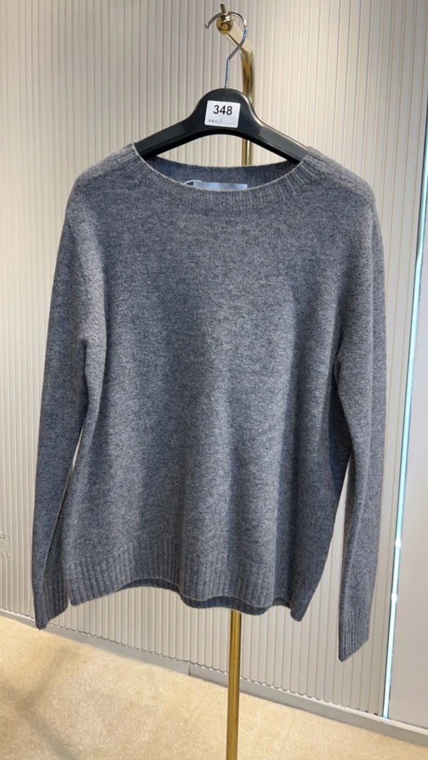 减龄圆领套头款春季毛针织衫毛衣时尚女装上衣气质（A348）