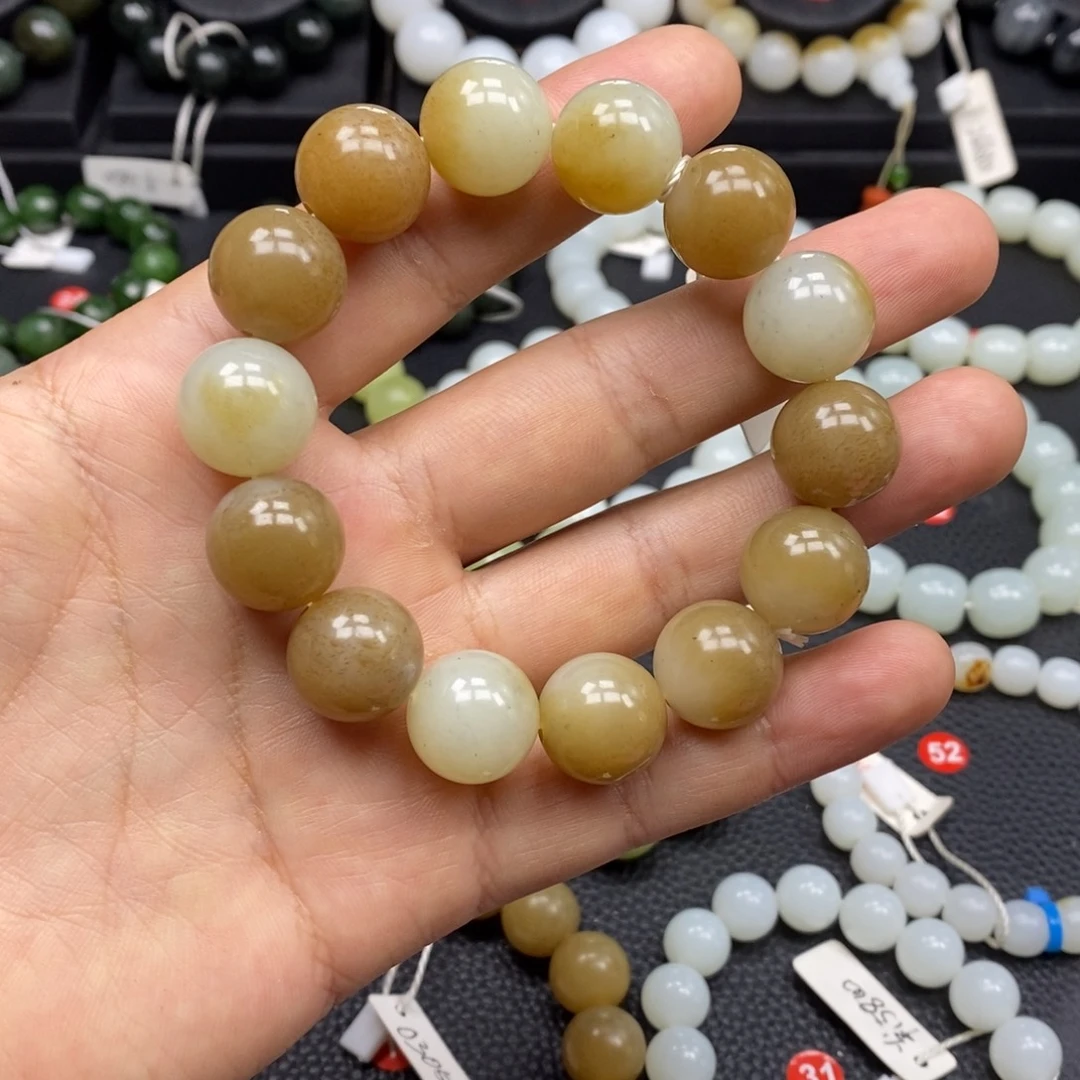 和田玉未镶嵌手链