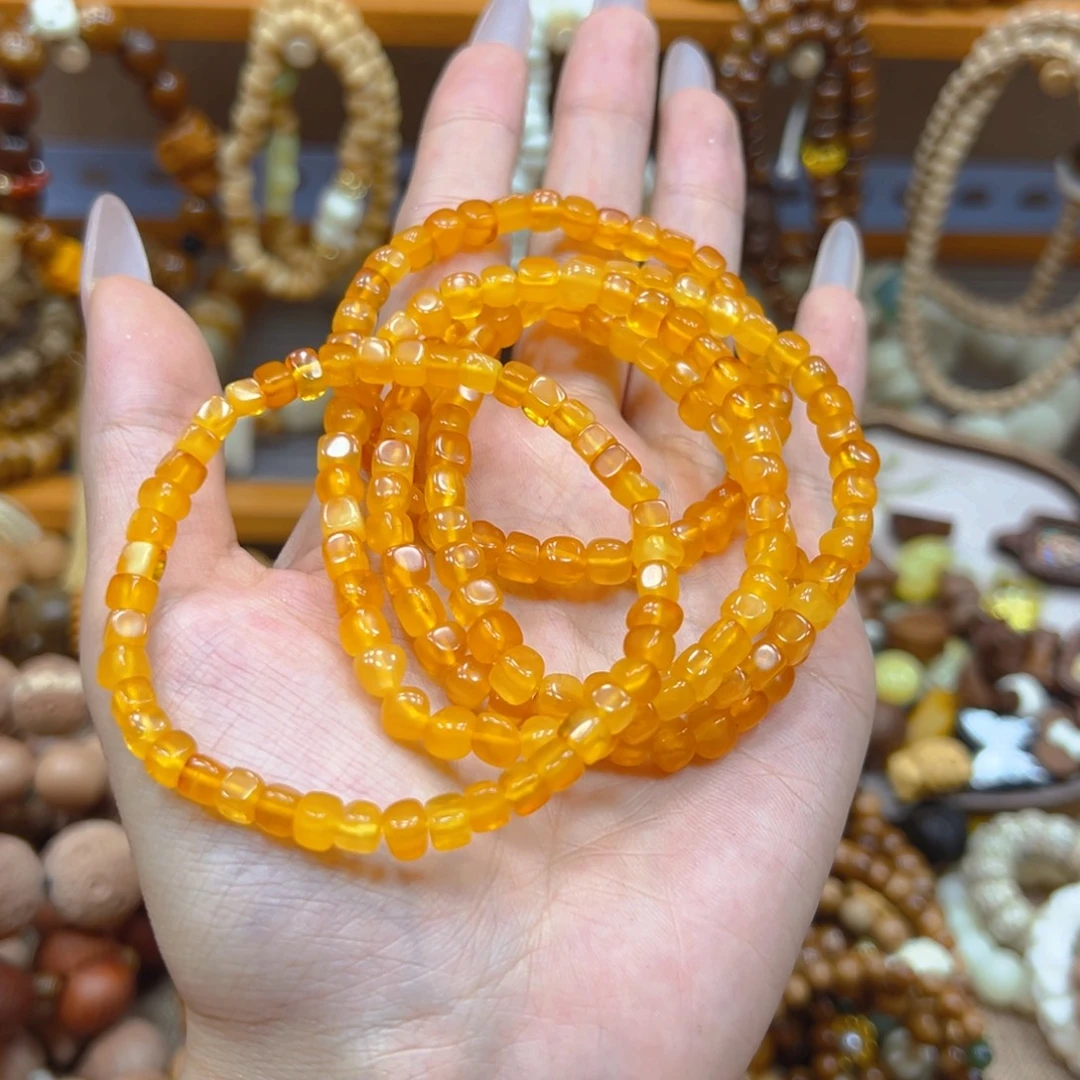天然蜡小米数手串