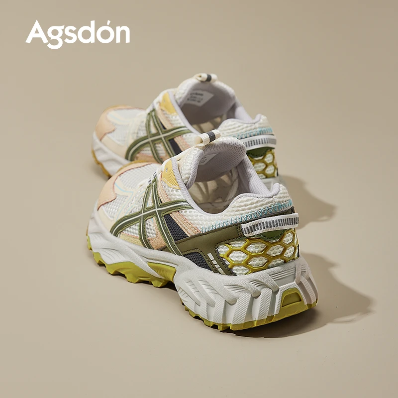 Y奥古狮登老爹鞋女2025新款夏季透气网面女鞋厚底休闲轻便运动鞋Y