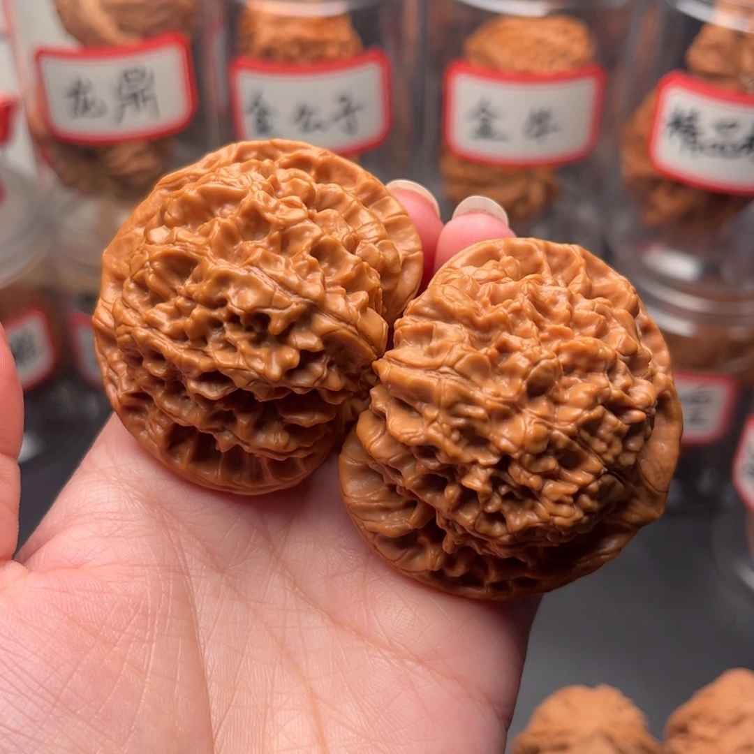把件文玩核桃52全品大官帽