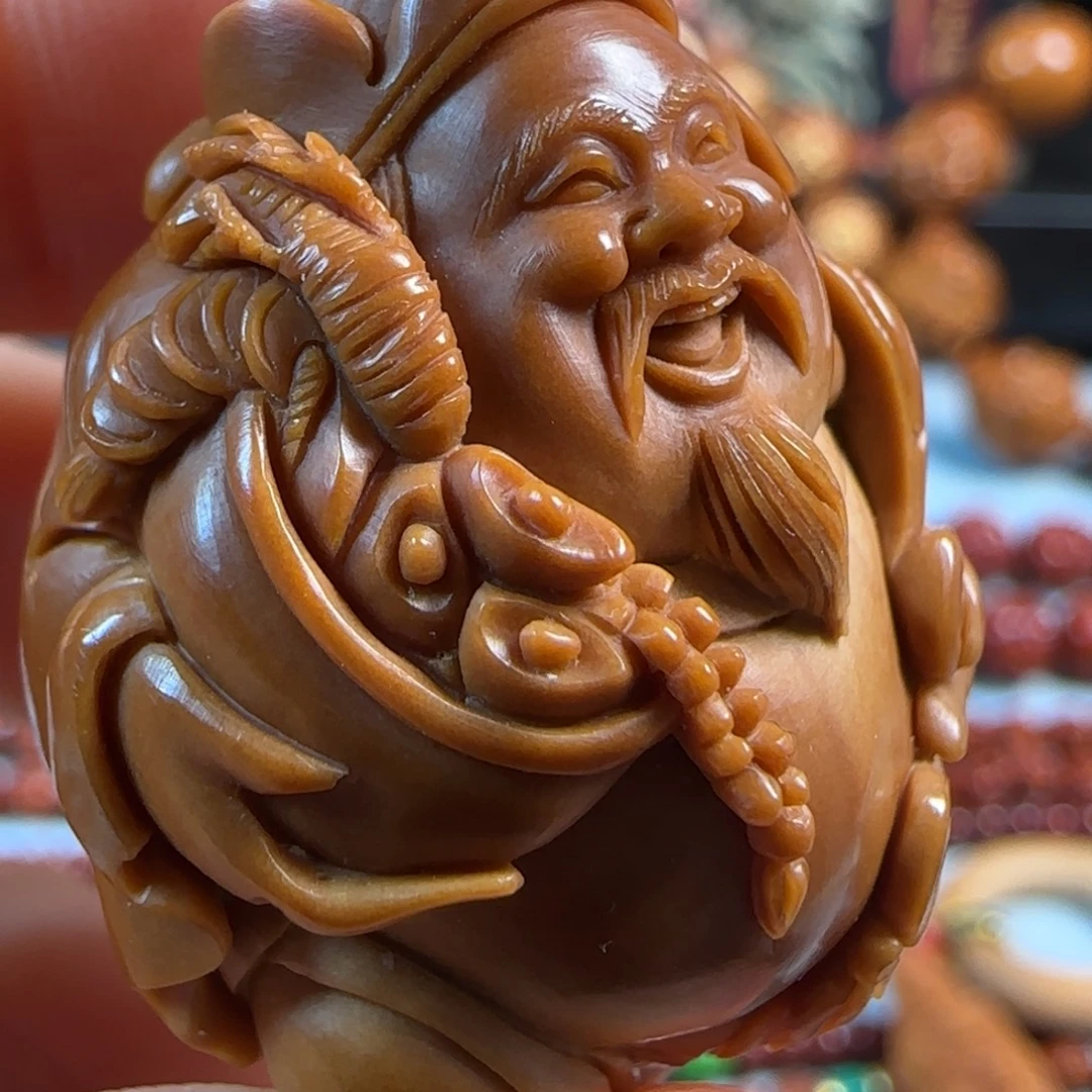 橄榄核手串/手链大财神单籽28大尺寸