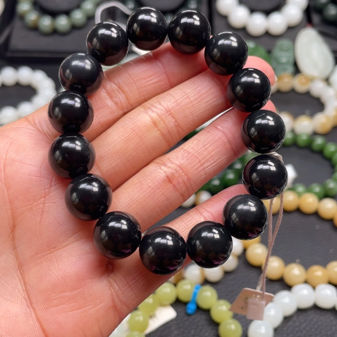 和田玉未镶嵌手链