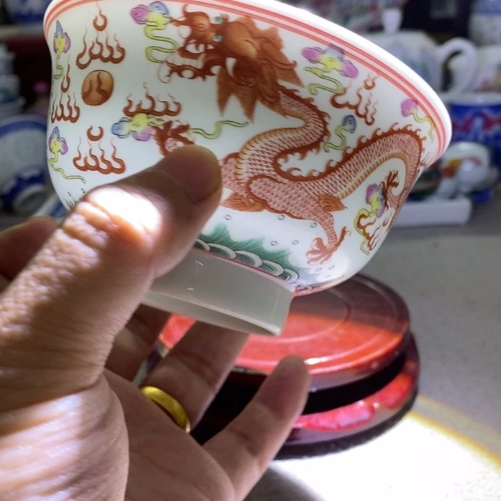 碗盘景德镇陶瓷厂生产的