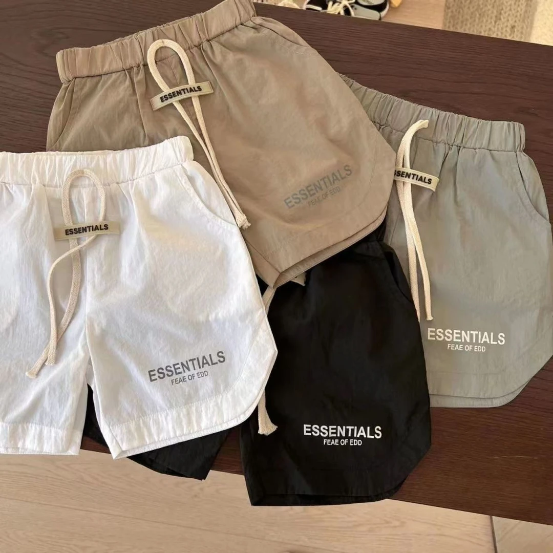 儿童夏款短裤2025夏季超薄透气速干短裤宝宝休闲外穿韩系百搭裤子