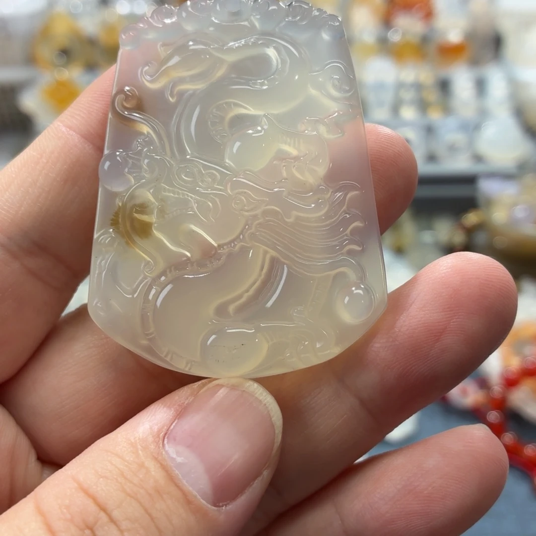 玛瑙/玉髓未镶嵌吊坠(不含链)