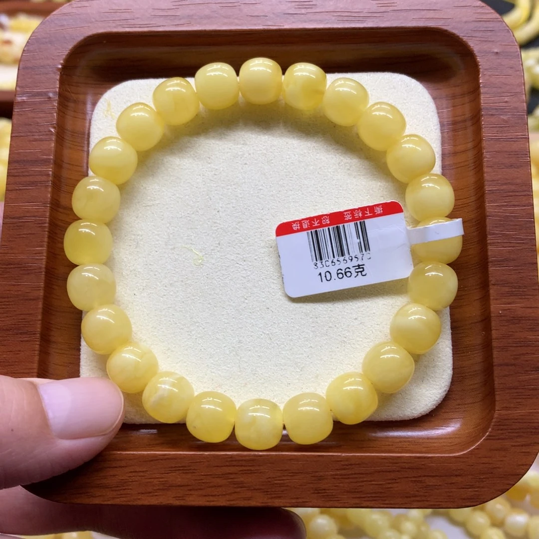 辉***呀蜜蜡未镶嵌手链蜜蜡
