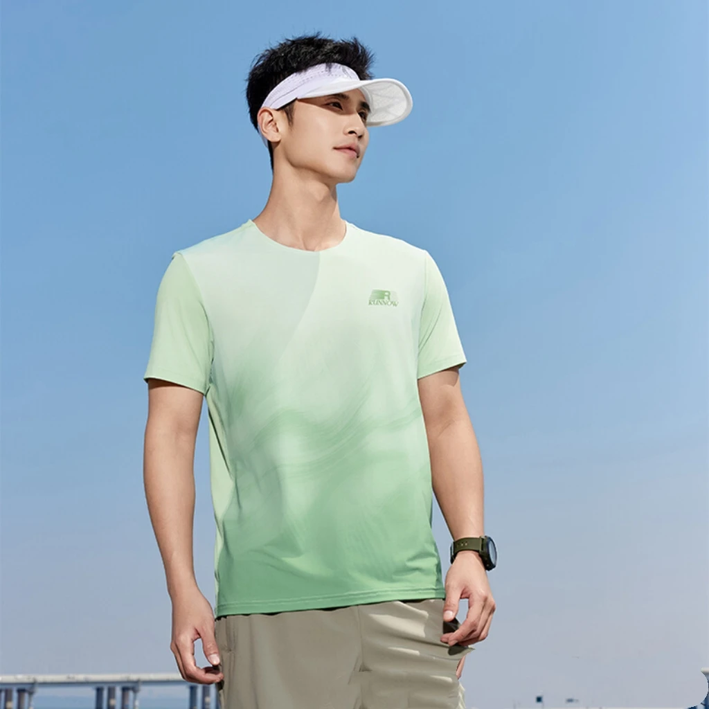 男士夏季透气速干吸汗跑步运动短袖T恤3253252