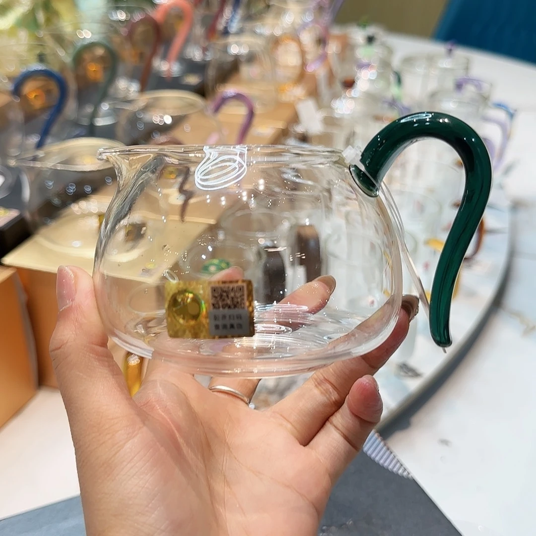 禾器墨绿色淡然公道杯