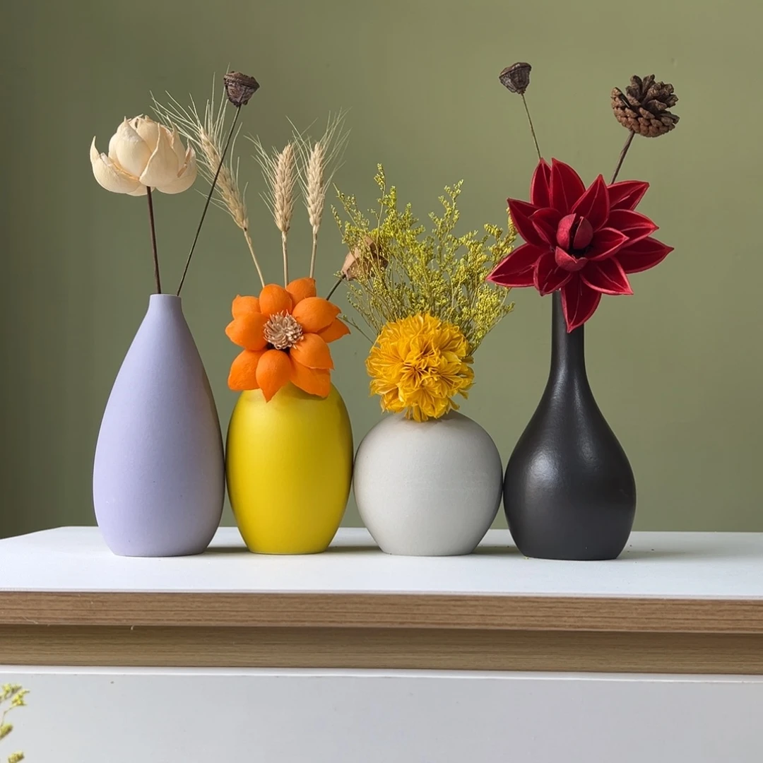 摆件花瓶带花高度20-30厘米左右