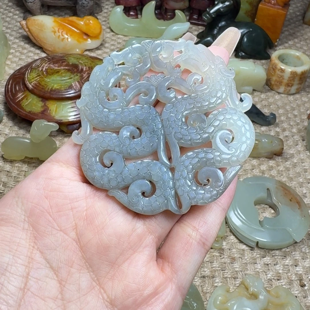 吊坠白玉菩提挂件