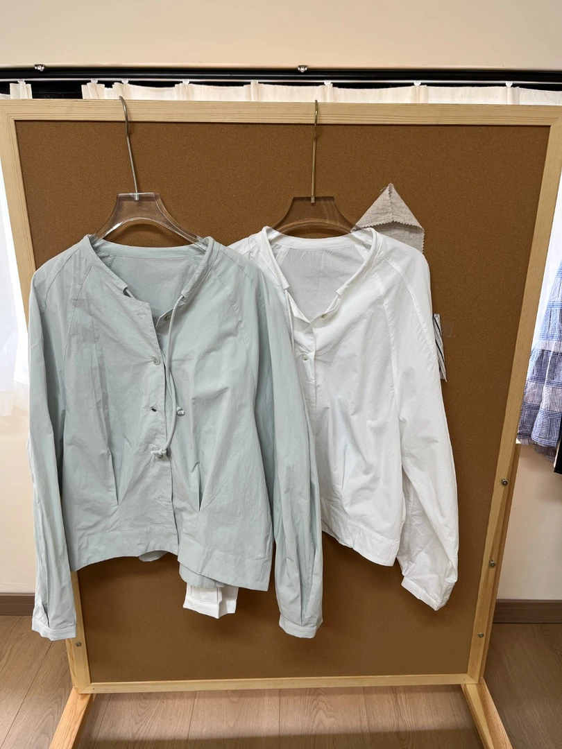 （椰子水）休闲风抽绳插肩设计通勤百搭外套