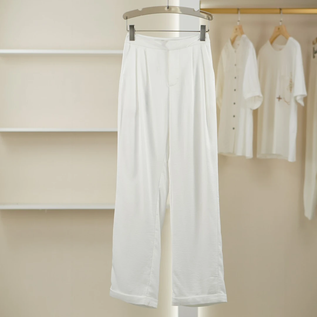 麦迪尚品【蒙M】5051696 轻薄舒适休闲裤女春夏品牌折扣（微瑕）