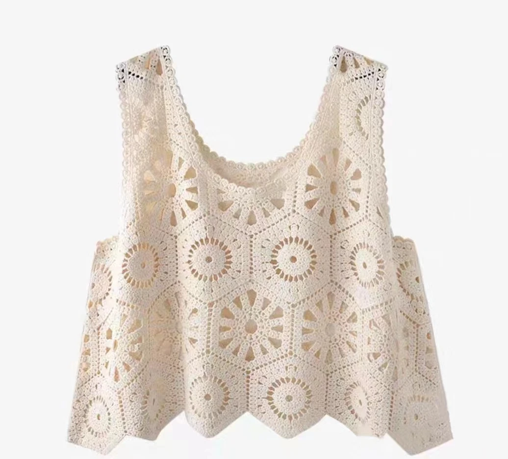 手钩钩花针织开衫（直播间扣号专用）