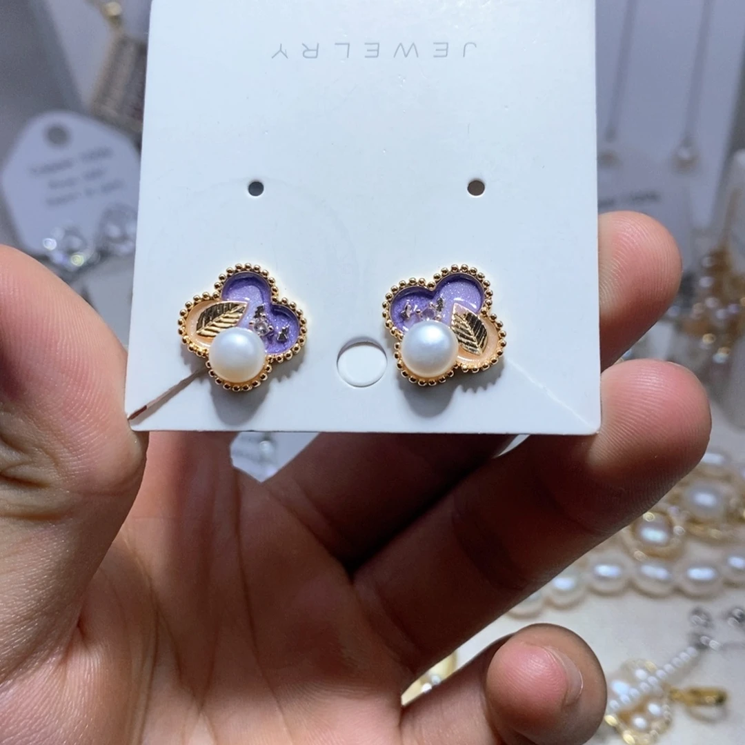 未镶嵌淡水珍珠耳饰