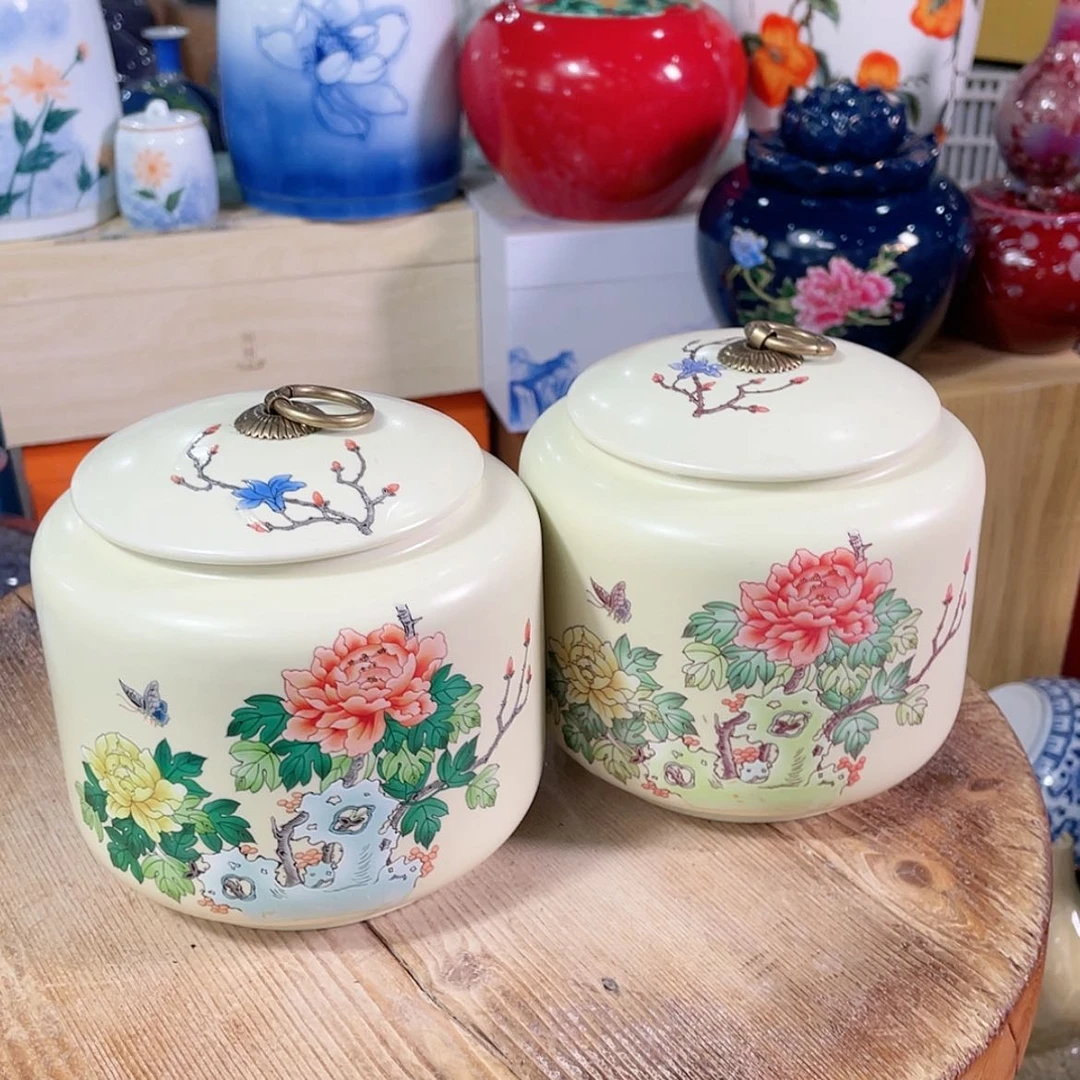 【闪购商品】罐陶瓷茶叶罐密封罐