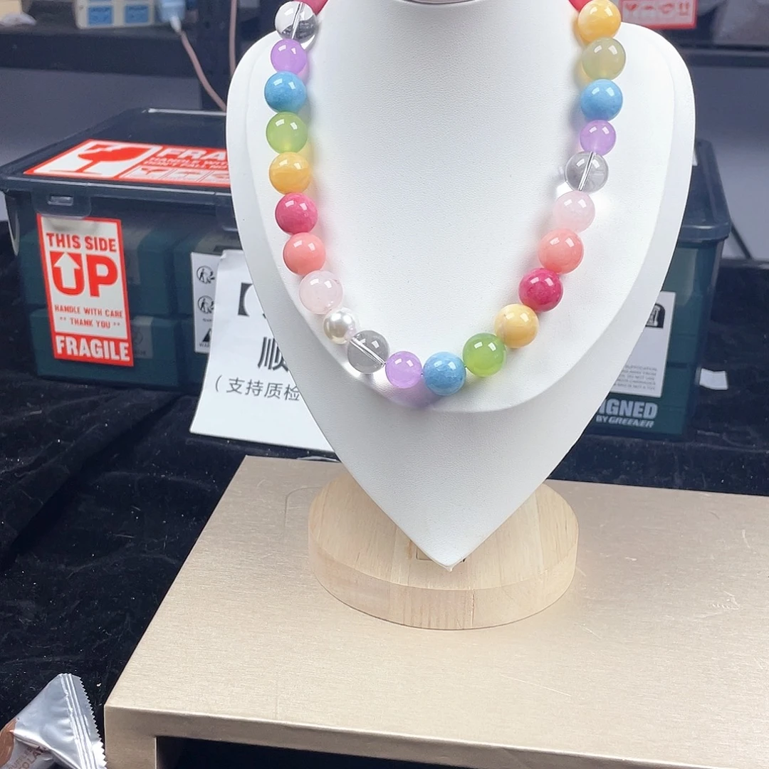 银S925镶嵌手链烟晶