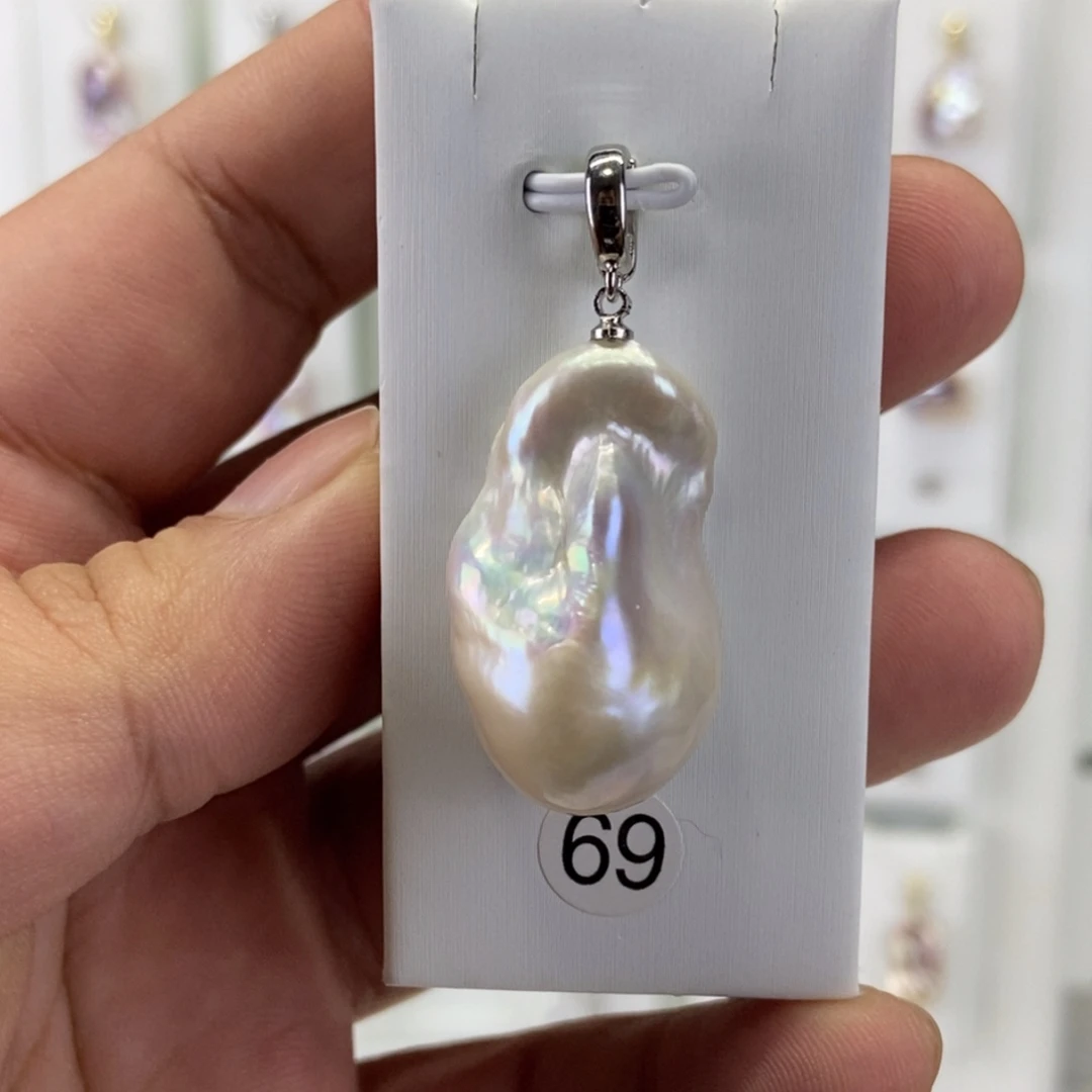 吊坠(不含链)合金淡水珍珠