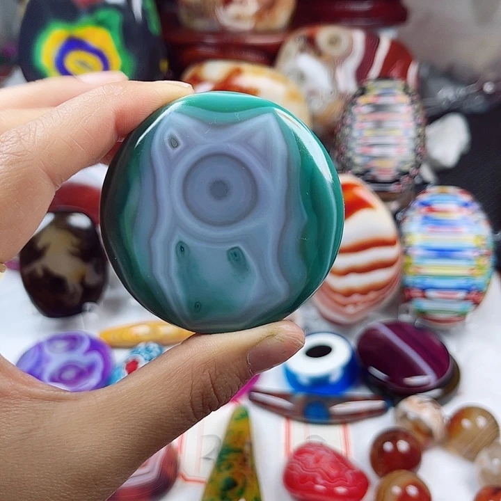 玛瑙/玉髓未镶嵌耳饰
