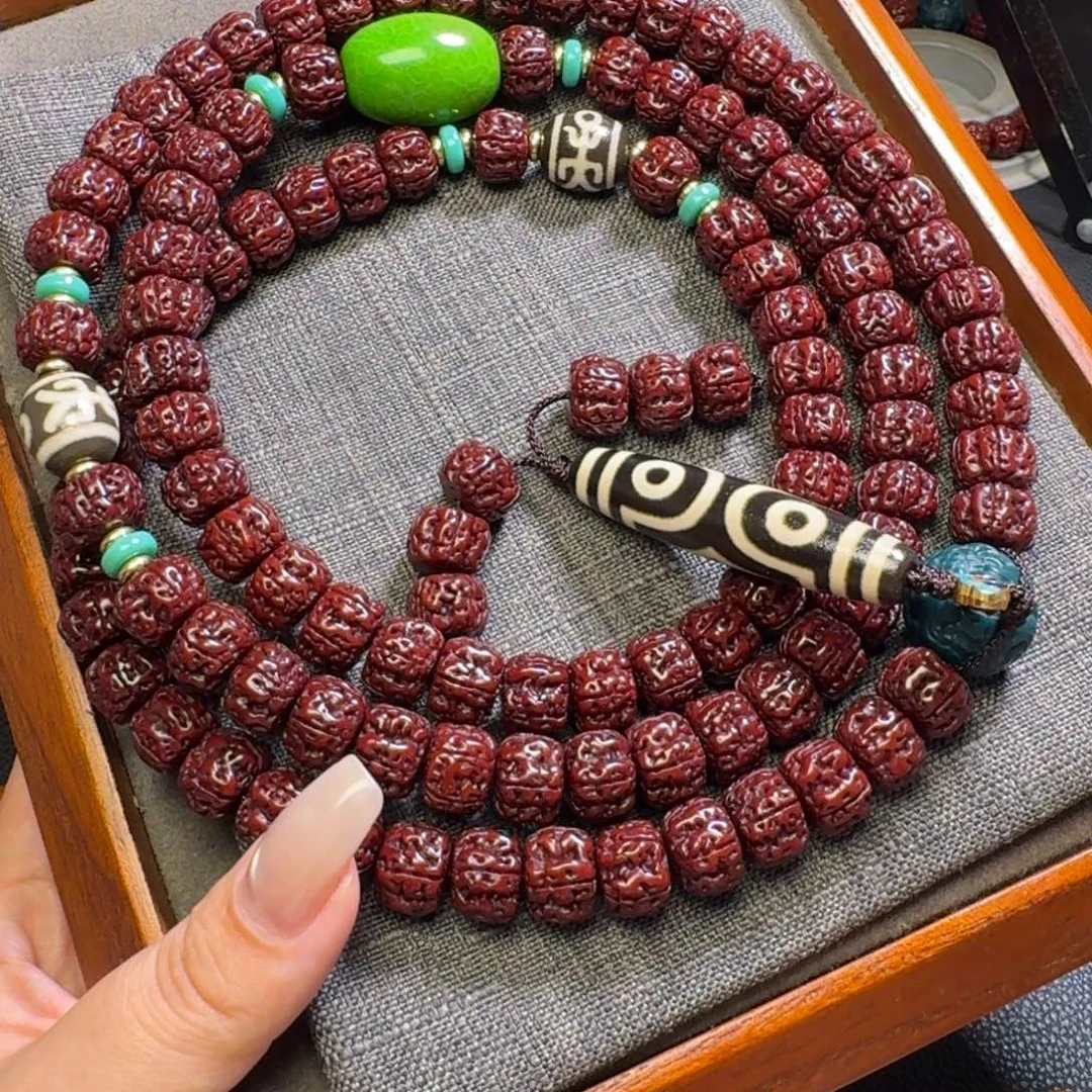 冷***月吊坠金刚菩提黑金