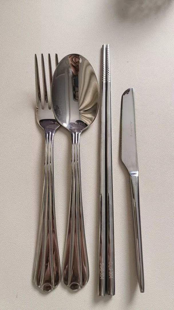 不锈钢大号成人欧式主餐西餐四件套