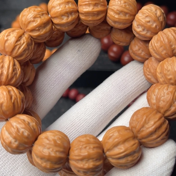 小***妈猴头核桃手串京八棱