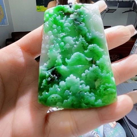 颈饰未镶嵌翡翠一个