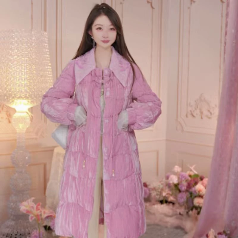 CHARFEN朝峰2025鹅绒服保暖显瘦气质CFE5E820-8098Y