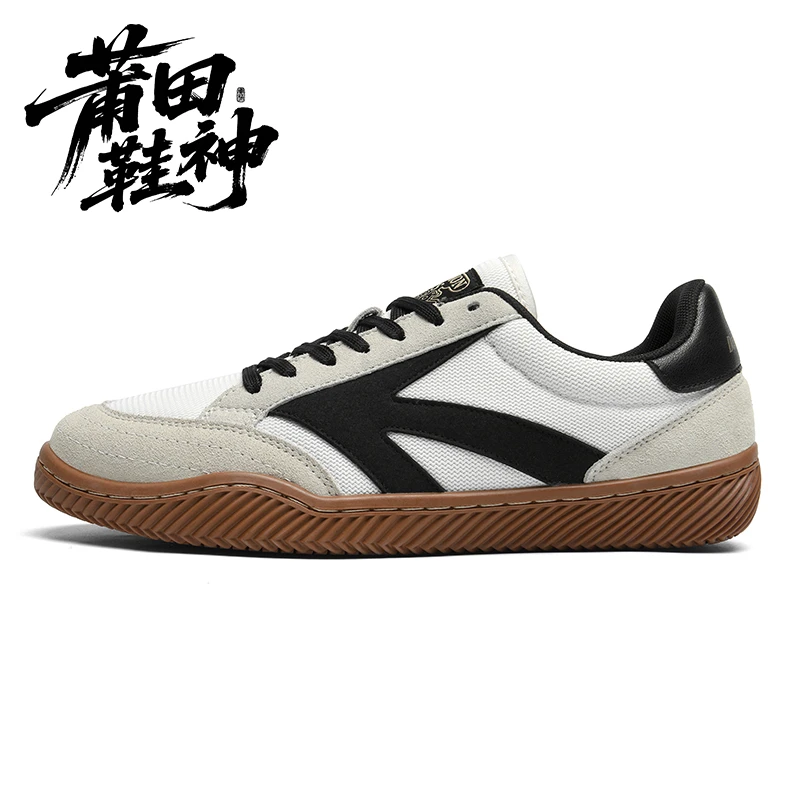 【莆田鞋神】美式休闲箭头鞋复古百搭潮鞋透气轻便情侣小众板鞋DX