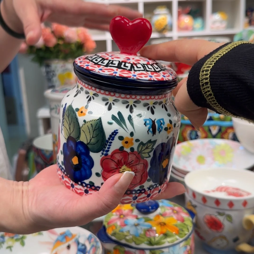 陶瓷花束550毫升密封罐一只