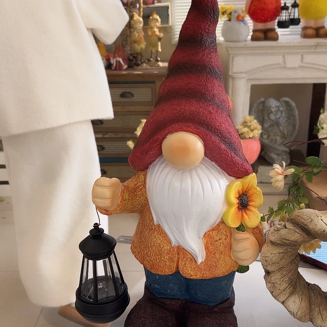 花园摆件红红火火