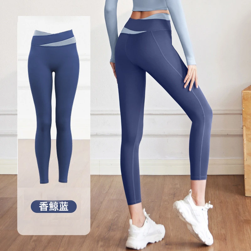 lulu联名秋冬瑜伽裤外穿女紧身高腰收腹提臀无尴尬线跑步运动健身