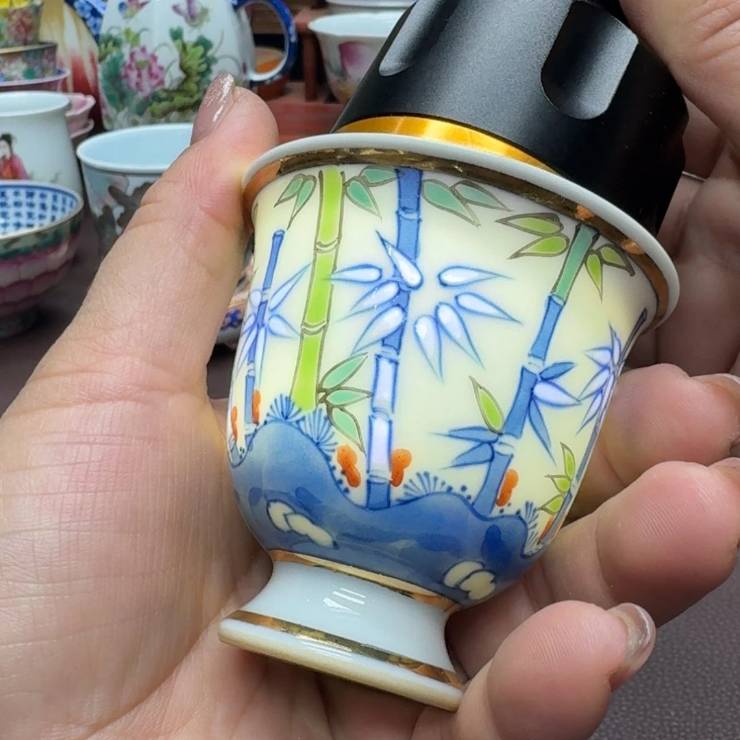 瓷片景德镇仿古手工制作精品展示