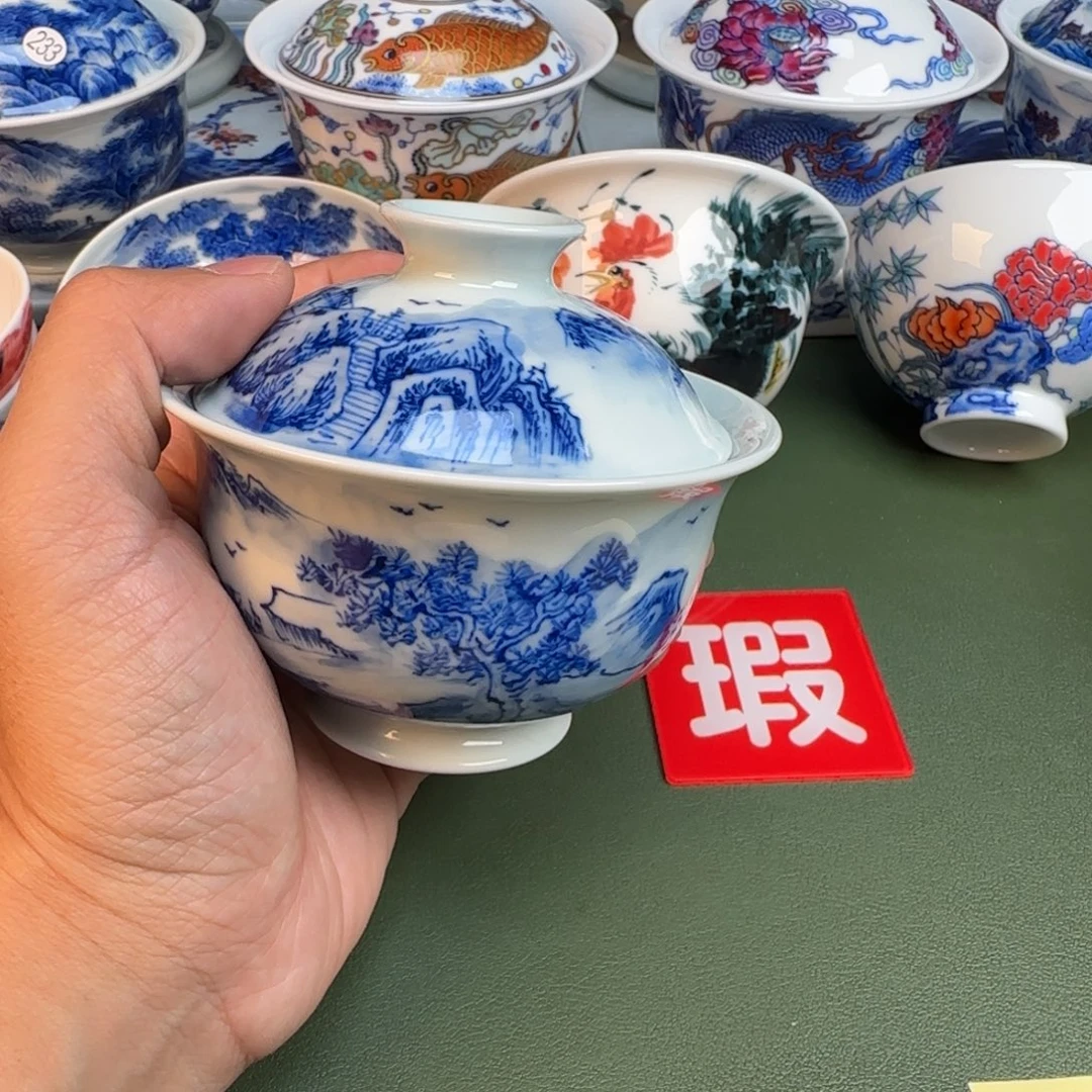 陶纯手工纯手绘茶具235