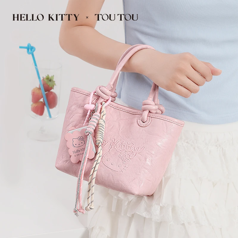 toutouHelloKitty三丽鸥凯蒂猫托特包手提菜篮子包女百搭斜挎包女