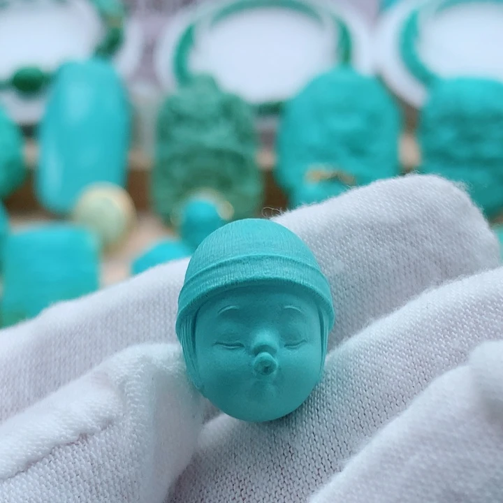 未镶嵌绿松石童趣