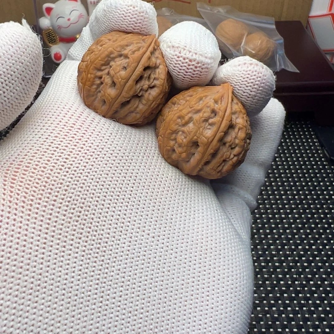 把件文玩核桃龙骨一道筋