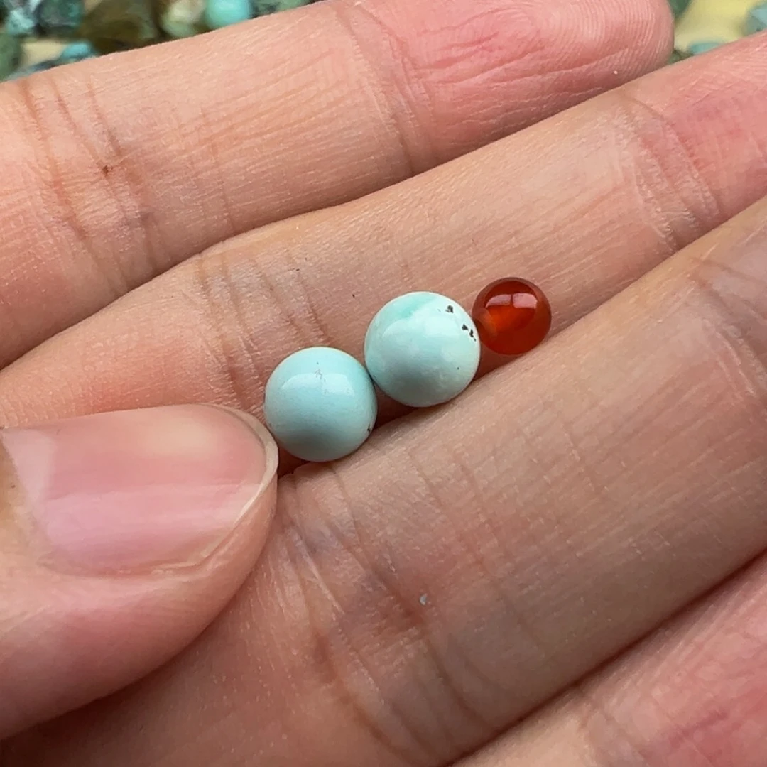 南红玛瑙配饰未镶嵌卡6.5