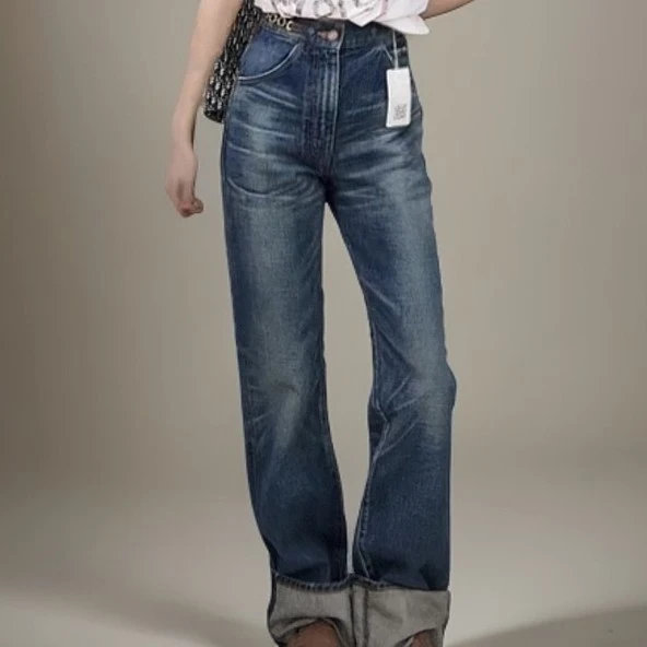 全新未使用 Celine/思琳  牛仔长裤 蓝色/26