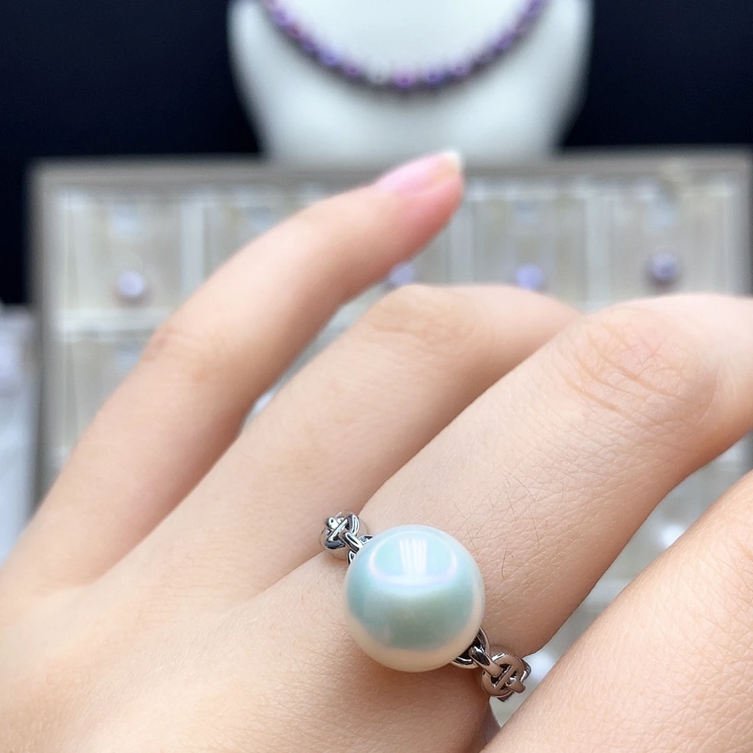 淡水珍珠颈饰合金