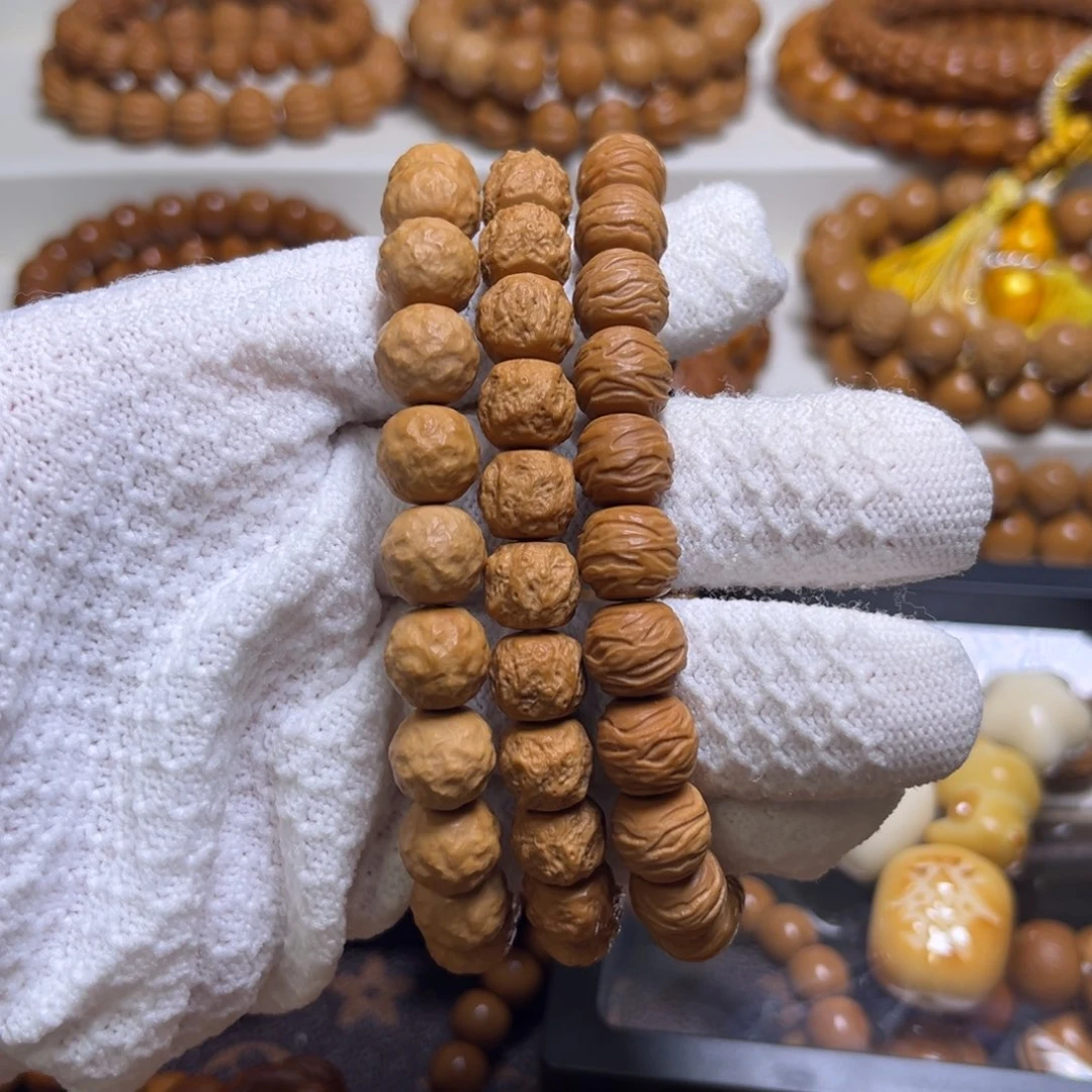 手串猴头核桃舍利，龙蛇，破茧