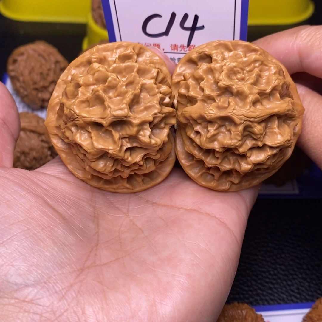 文玩核桃把件52帝王c14