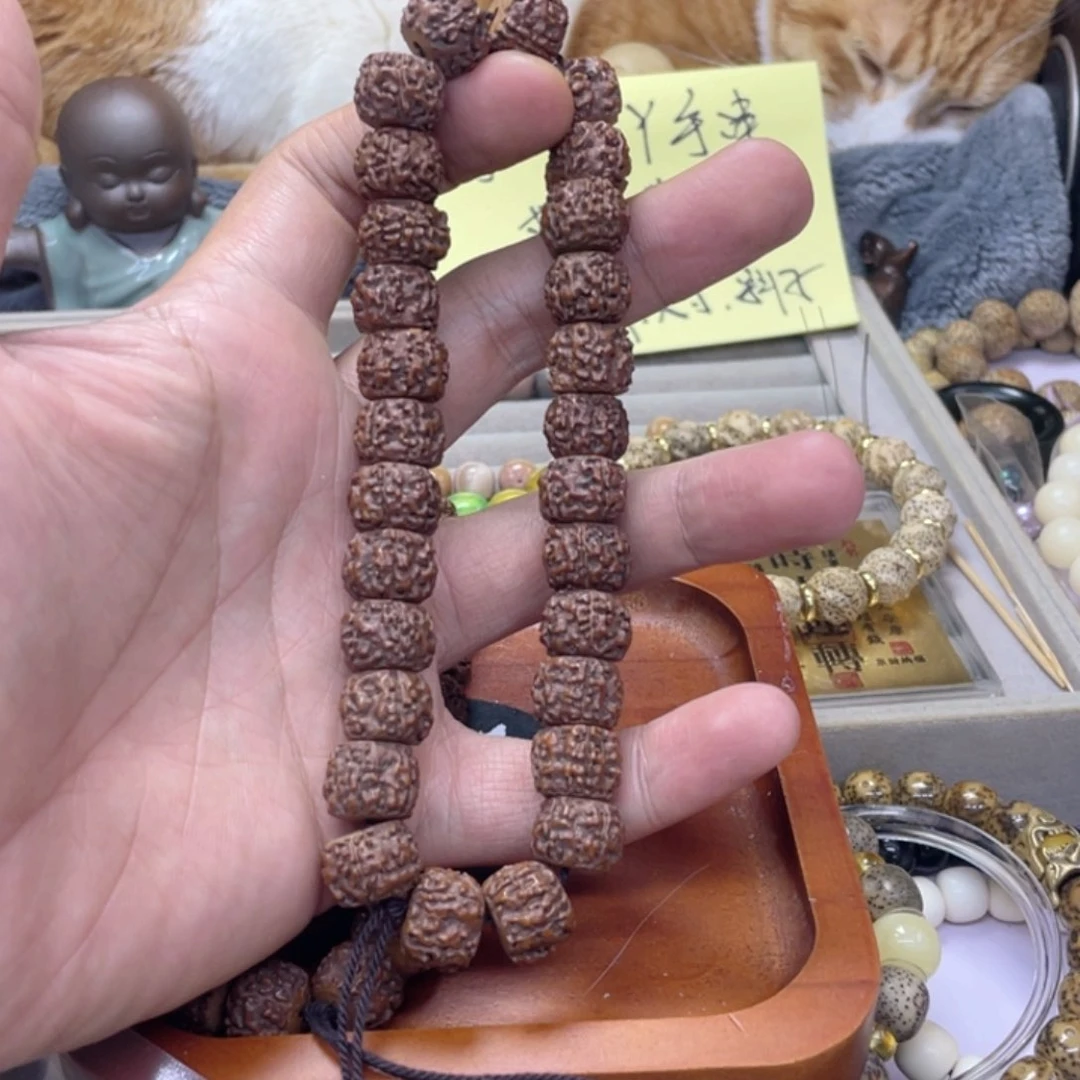 金刚菩提手串A***勺5瓣藏式小金刚28颗约13