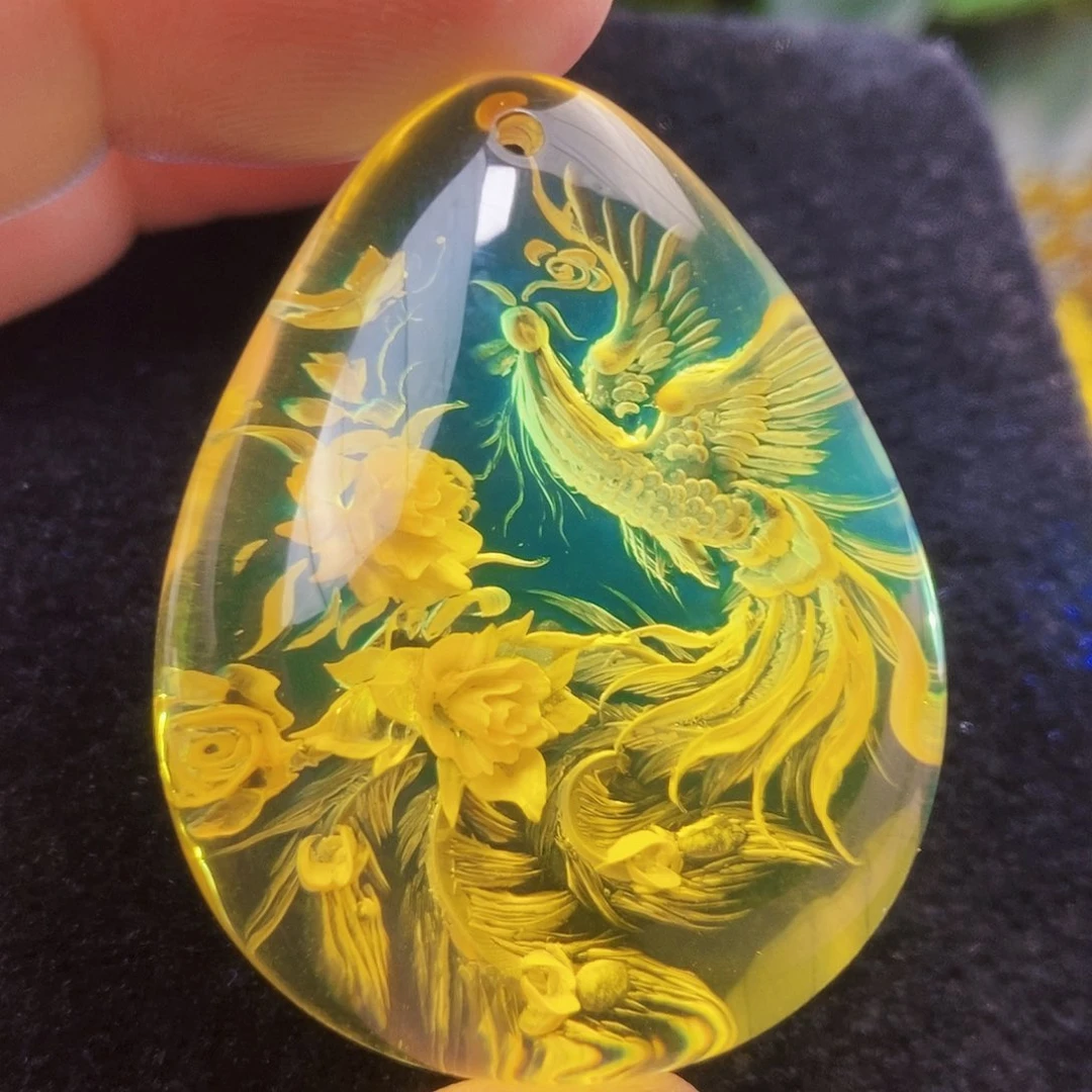 【闪购商品】金珀吊坠(不含链)未镶嵌