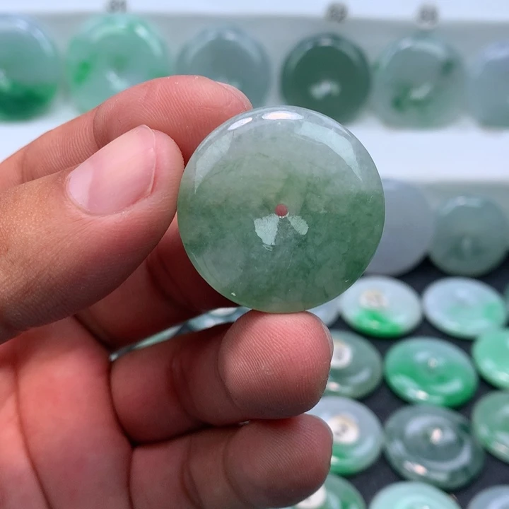 颈饰未镶嵌翡翠缅甸天然A货翡翠30-5.7