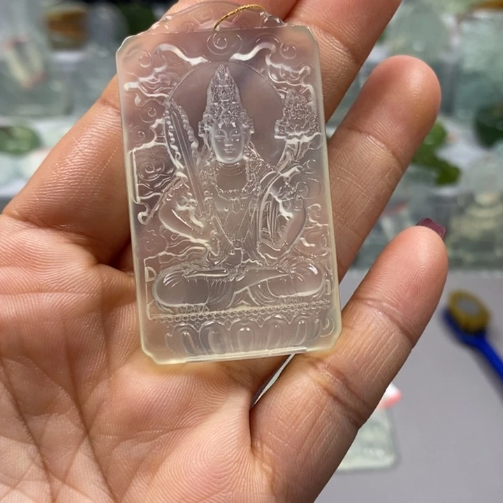 蛇纹石玉颈饰未镶嵌北****院